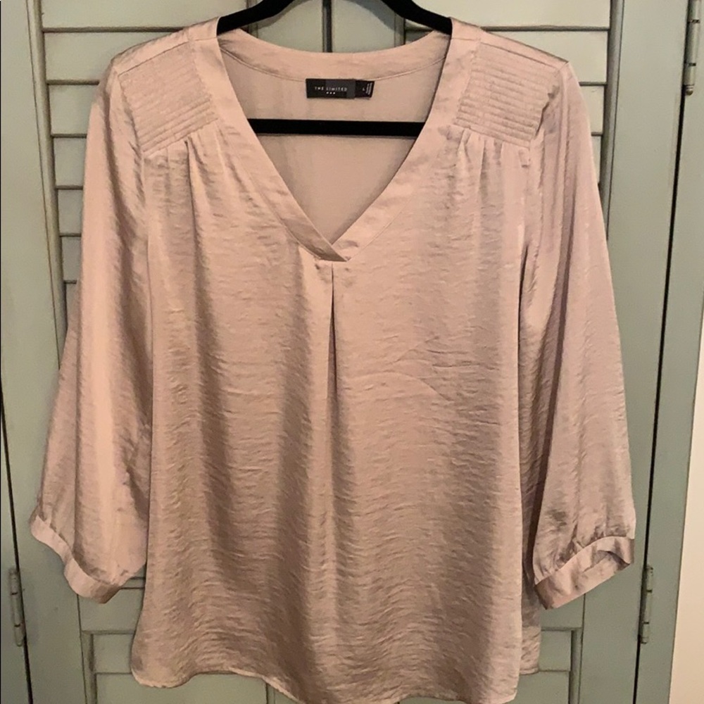 Pewter 3/4 Sleeve Blouse